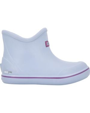 XtraTuf Kids' Big Kid Biolite Ankle Deck Boot Ankle Deck Boot Kids - Blue