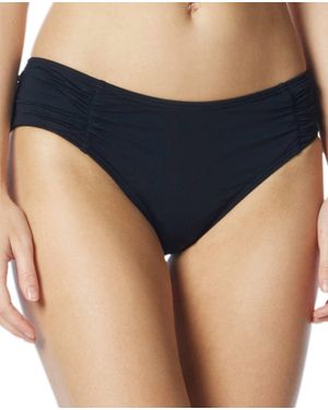 Coco Rave Side Shirred Bikini Bottom - Blue