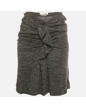 Isabel Marant Etoile Jersey Ruffled Mini Skirt - Green