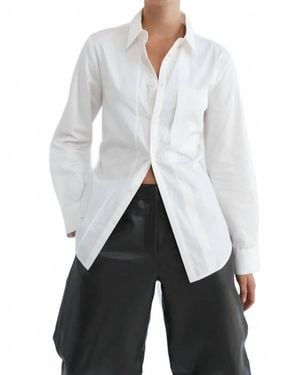 St. Agni Tie Back Shirt - White