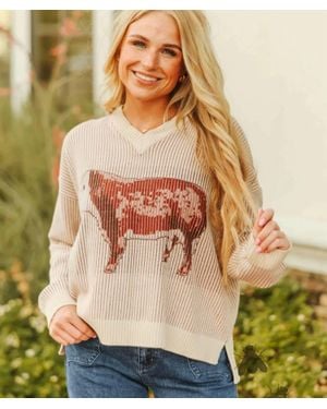 2FlyCo Hereford Highway Sweater - Natural