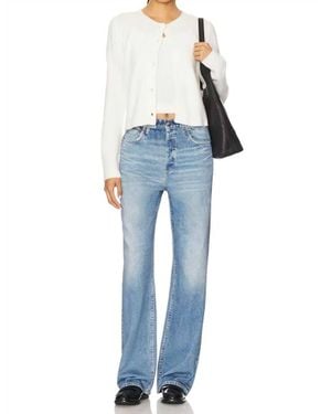 Rag & Bone Miramar Terry Shea Straight Pant Jeans - Blue