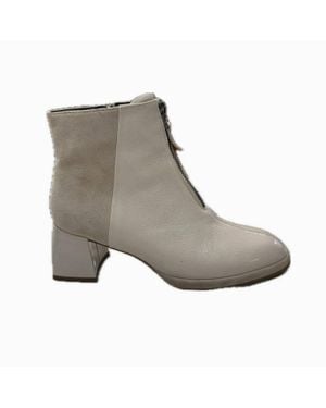 Softwaves Lindy Chunky Heels Boots - Gray
