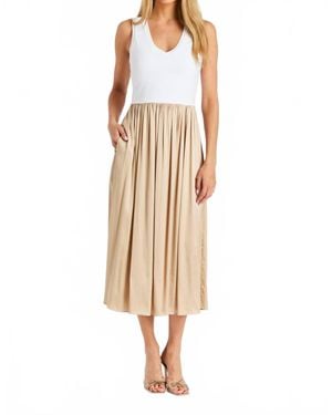 Drew Alessandra Midi Dress - Natural