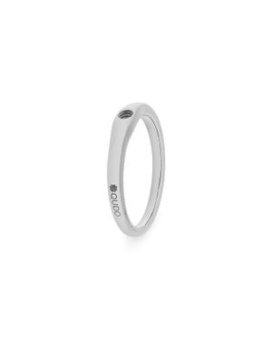 qudo Basic Fine Ring - White