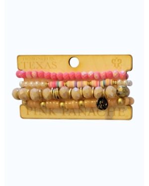 Pink Panache Stretch Stack Bracelet Set - Multicolor