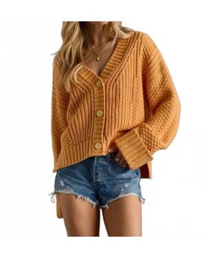 Panache Apparel Marigold Mood Cardigan - Orange