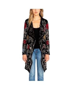 Johnny Was Pua Wrap Cardigan - Black
