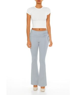 Forever 21 Drawstring Flare Leggings - Multicolor