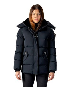 Woodpecker Bumnester 3/4 Length Quilted Coat - Blue