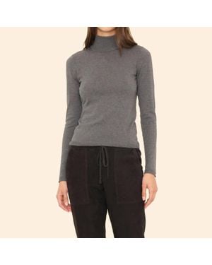 Xirena Tommy Turtleneck Sweater - Gray