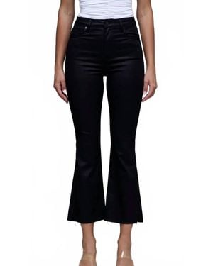 Hidden Jeans Happi High Rise Crop Flare Jeans - Black