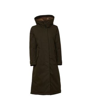 Woolrich Best Cotton Faux Fur Duck Down Parka - Green