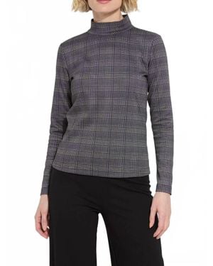 Lyssé Lena Ponte Turtleneck Sweater - Gray