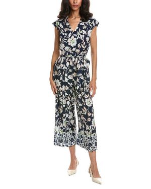 Tahari Printed Jumpsuit - Black