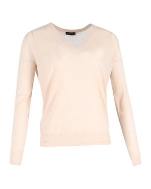 JOSEPH V Neck Sweater - Natural