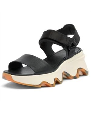 Sorel Kinetic Impact Y Strap High Sandal - Black