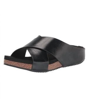 Volatile Ablette Wedge Slip On Sandals - Black
