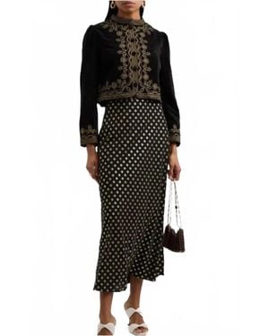 RIXO London Kelly Skirt - Black