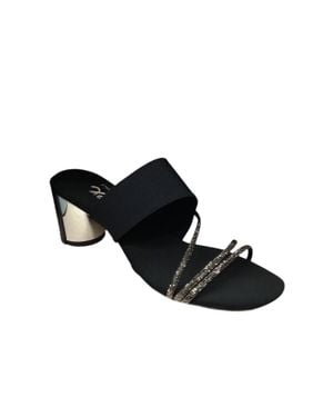 Onex Fetish Wedge Sandal - Black