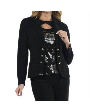FRANK LYMAN Knit Jacket - Black