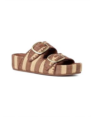 Loeffler Randall Theo Two Band Sandals - Brown