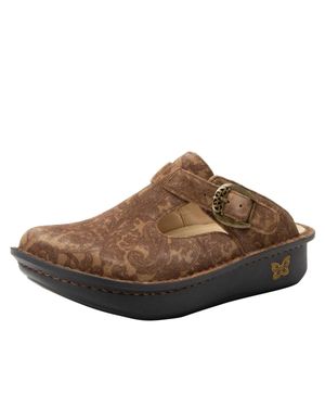 Alegria Classic Slip On Clogs - Brown