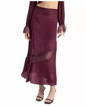 En Saison Bianca Slip Skirt - Purple