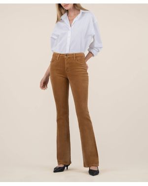 Kut From The Kloth Ana Corduroy High Rise Flare - White