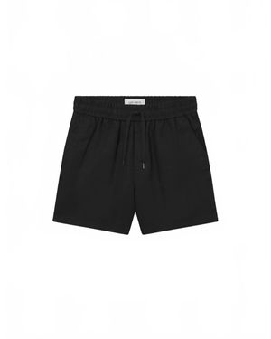 Les Deux Otto Linen Shorts - Black