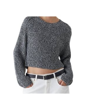 Closed Pure Organic Cotton Crew Neck Top - Gray