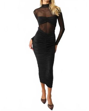 Bravado Harpa Midi Dress - Black