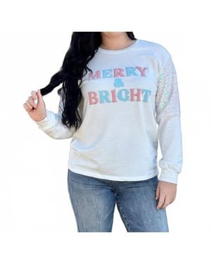 Southern Grace Holiday Sweatshirts - Blue