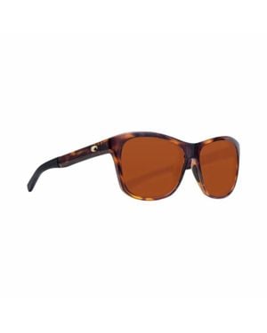 Costa Del Mar Vela Rectangle Sunglasses - Brown