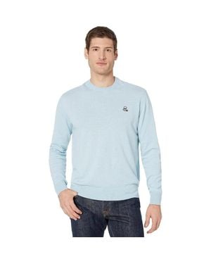 Robert Graham Drifters Sweater Light Classic Fit Crew Neck Red495 - Blue