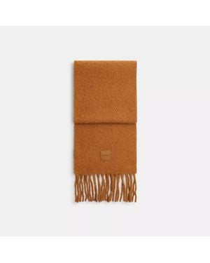 COACH Muffler With Rubber Patch - Brown