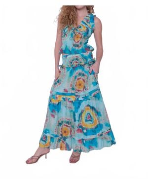 LOVE THE LABEL Nolan Maxi Skirt - Blue