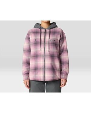 Mountain Hardwear Plusher Microchill Lined Shirt - Pink