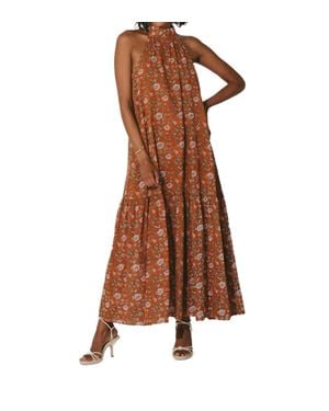 Cleobella Wilder Ankle Dress - Brown