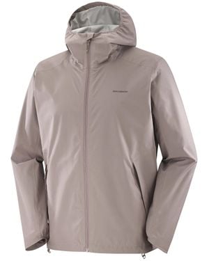 Salomon Neutral Outscape 2L Hooded Jacket - Gray