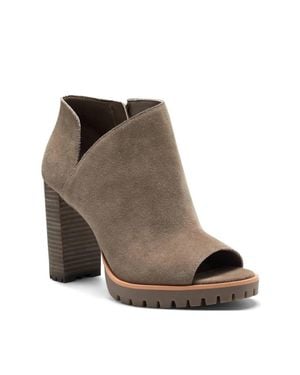 Vince Camuto Hevana Open Toe Bootie - Brown
