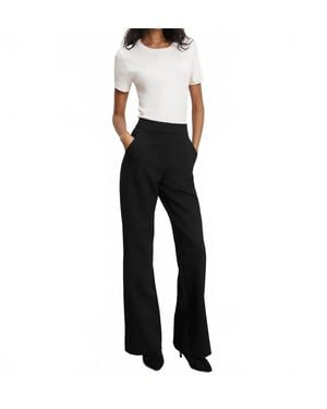 Veronica Beard Tonelli Wide Leg Pant - Black