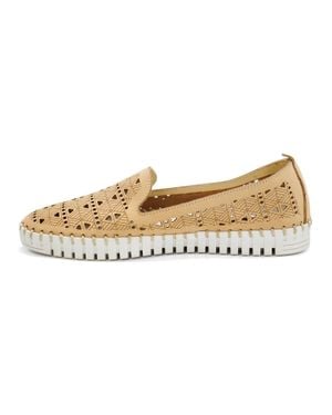 Eric Michael Maria Slip On Loafers - Natural