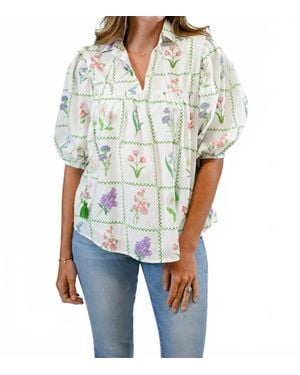 Victoria Dunn Middleton Blouse - Multicolor