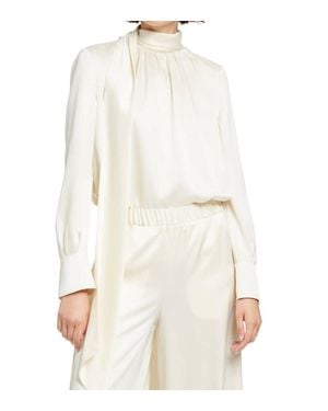 Toccin Veronica Bow Blouse - White