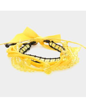 Fashnzfab 2Pcs - Yellow