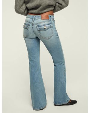 Lucky Brand Low Rise Flare - Blue