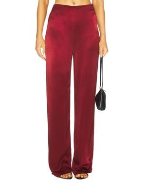 Bardot Devin Wide Leg Trouser Pant - Red
