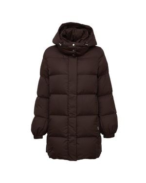 Add Amadeus Detachable Hooded Down Coat - Brown