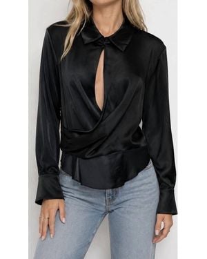 Jonathan Simkhai Satin Blouse - Black